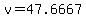 +v+=+47.6667+