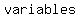 +variables