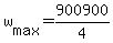 +w%5Bmax%5D+=+900900%2F4+