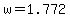 +w+=+1.772+