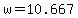 +w+=+10.667+