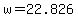 +w+=+22.826+