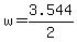 +w+=+3.544%2F2+