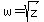 +w+=+sqrt%28z%29+