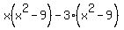 +x%28x%5E2-9%29-3%28x%5E2-9%29