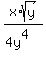 +x%2Asqrt%28y%29%2F%284y%5E4%29+