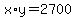 +x%2Ay+=+2700+