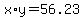 +x%2Ay+=+56.23+