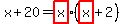 +x%2B20+=+highlight%28x%29%28highlight%28x%29%2B2%29+