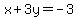 +x%2B3y=-3+