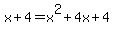 +x%2B4=x%5E2%2B4x%2B4+