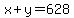 +x%2By=628