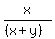 +x%2F%28%28x%2By%29%29