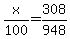 +x%2F100+=+308%2F948