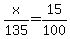 +x%2F135+=+15%2F100+