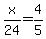 +x%2F24=4%2F5+