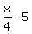 +x%2F4+-+5+