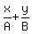 +x%2FA+%2B+y%2FB+