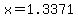 +x=+1.3371+