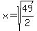 +x=+sqrt%2849%2F2%29