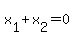 +x%5B1%5D+%2B+x%5B2%5D+=+0+