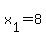 +x%5B1%5D+=+8+