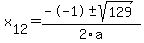 +x%5B12%5D+=+%28--1%2B-sqrt%28+129+%29%29%2F2%5Ca