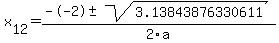 +x%5B12%5D+=+%28--2%2B-sqrt%28+3.13843876330611+%29%29%2F2%5Ca