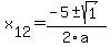 +x%5B12%5D+=+%28-5%2B-sqrt%28+1+%29%29%2F2%5Ca