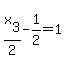 +x%5B3%5D%2F2+-+1%2F2+=+1+