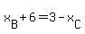 +x%5BB%5D+%2B+6+=+3+-+x%5BC%5D+