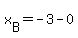 +x%5BB%5D+=+-3+-+0+