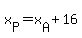 +x%5BP%5D+=+x%5BA%5D+%2B+16+