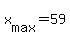 +x%5Bmax%5D+=+59+