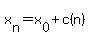 +x%5Bn%5D=+x%5B0%5D+%2B+c%28n%29+