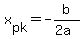 +x%5Bpk%5D+=+-b%2F%282a%29+