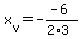+x%5Bv%5D+=+-%28-6%29+%2F+%28+2%2A3+%29+