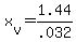 +x%5Bv%5D+=+1.44+%2F+.032+