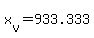 +x%5Bv%5D+=+933.333+