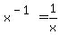 +x%5E%28-1%29+=+1%2Fx+