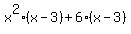 +x%5E2%28x-3%29+%2B6%28x-3%29