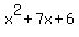 +x%5E2%2B7x%2B6+