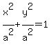 +x%5E2%2Fa%5E2+%2B+y%5E2%2Fa%5E2+=+1+