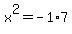 +x%5E2+=+-1%2A7+
