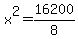 +x%5E2+=+16200%2F8+