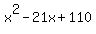 +x%5E2-21x%2B110+