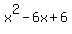 +x%5E2-6x%2B6+