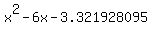 +x%5E2-6x-3.321928095++