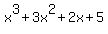 +x%5E3%2B3x%5E2%2B2x%2B5+