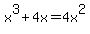 +x%5E3%2B4x=+4x%5E2+